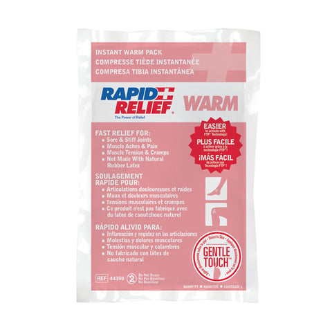 FS44359-24 RAPID RELIEF INSTANT WARM PACK (DIRECT-TO-SKIN) 5" X 9"