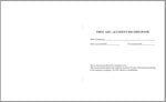 FSRECORDB - FIRST AID RECORD BOOK (20 PAGES) WITH PENCIL